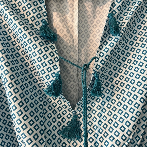 Summer Moroccan style dress with tassels - Picture 2 of 4